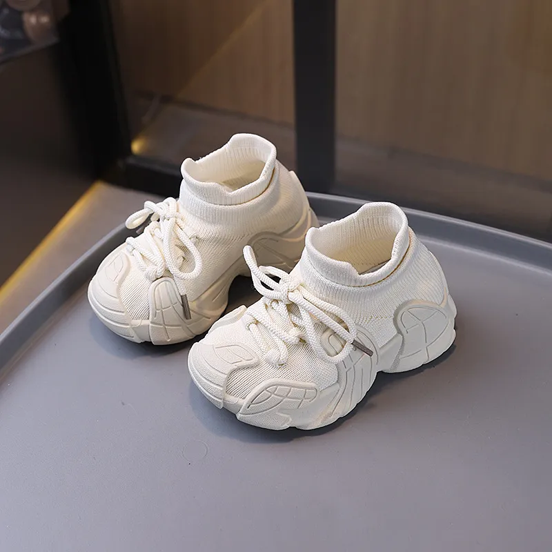 2025 Nei Sneakers fir Kanner Moud Slip on Walking Mesh Plateau Socken Stiwwelen Littlesprouts Klengkannerschong Grouss Gréisst Jugend_voghion.com