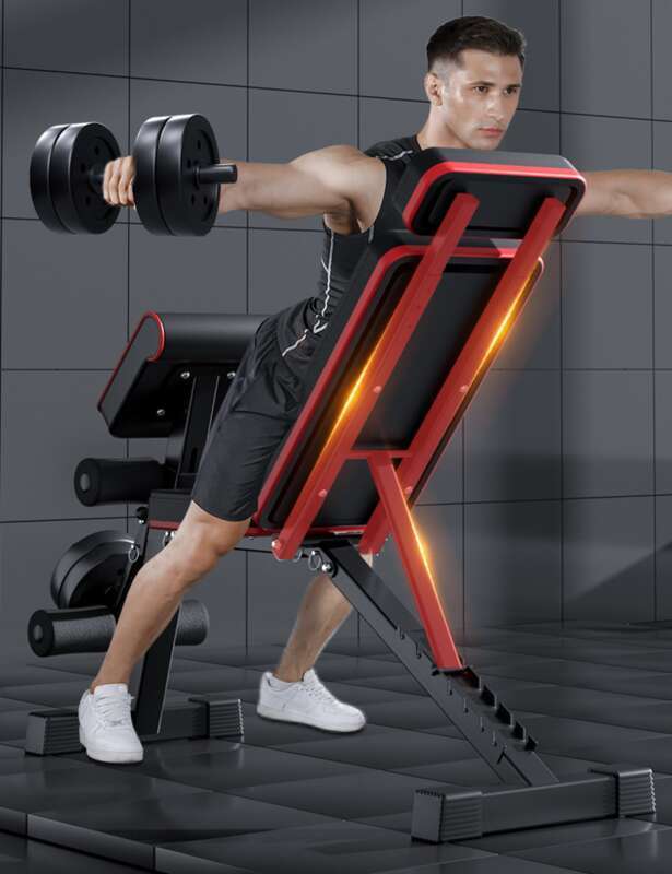 Šokantno! Večnamenska deska za trebušnjake + ptičji stolček, kombiniran z domačim stolom z utežmi, fitnes v zaprtih prostorih v enem koraku_voghion.com