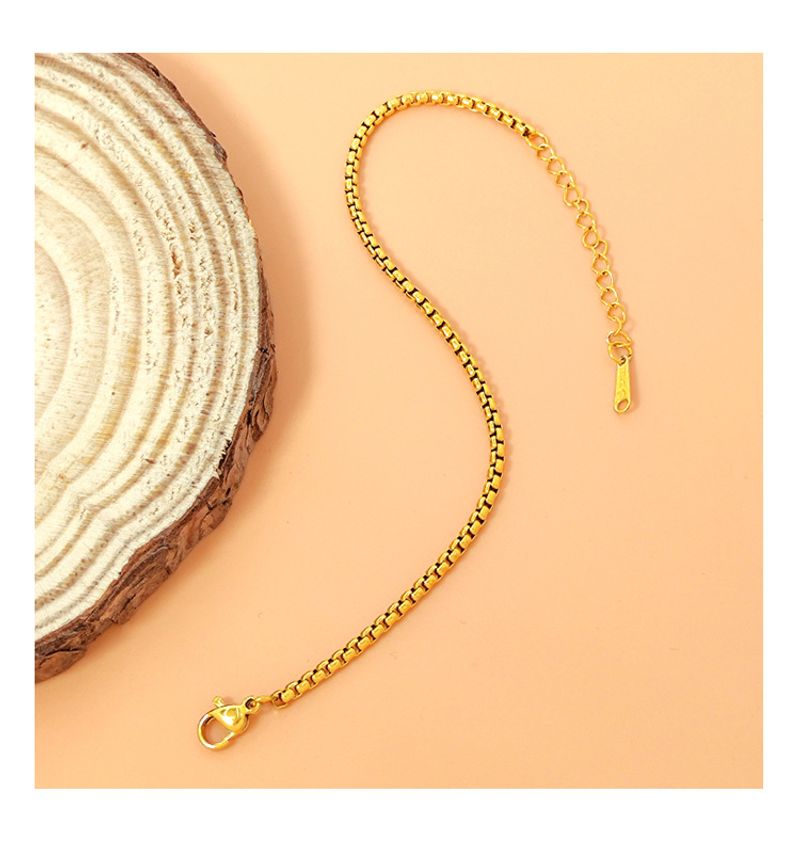 Korejska različica minimalistične temperamentne zapestnice iz titana in jekla s kačjo kostjo in ženskim zlatim parom, niša_voghion.com