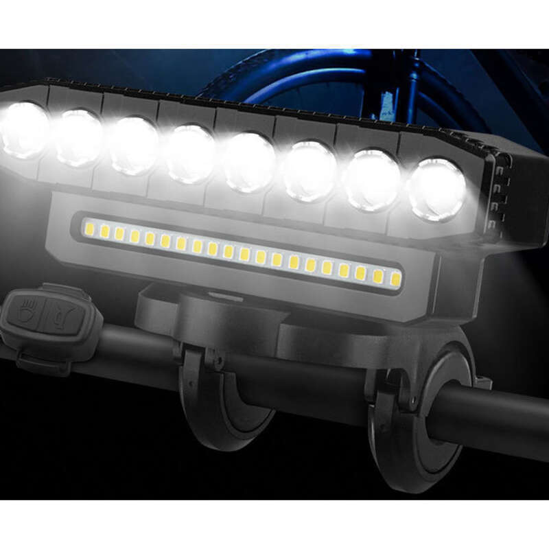 New Lights With High Brightness Night Riding, Capable Of Outputting Battery Level Display And Horn For Mountain Bike_voghion.com