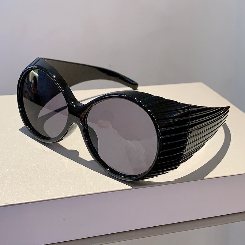 European and American fashion full frame large frame sunglasses one-piece double beam driving sunglasses anti-ultraviolet cross-border wholesale_voghion.com