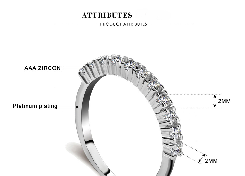 Anello da donna con zirconi intarsiati, fila singola, anelli con diamanti_voghion.com