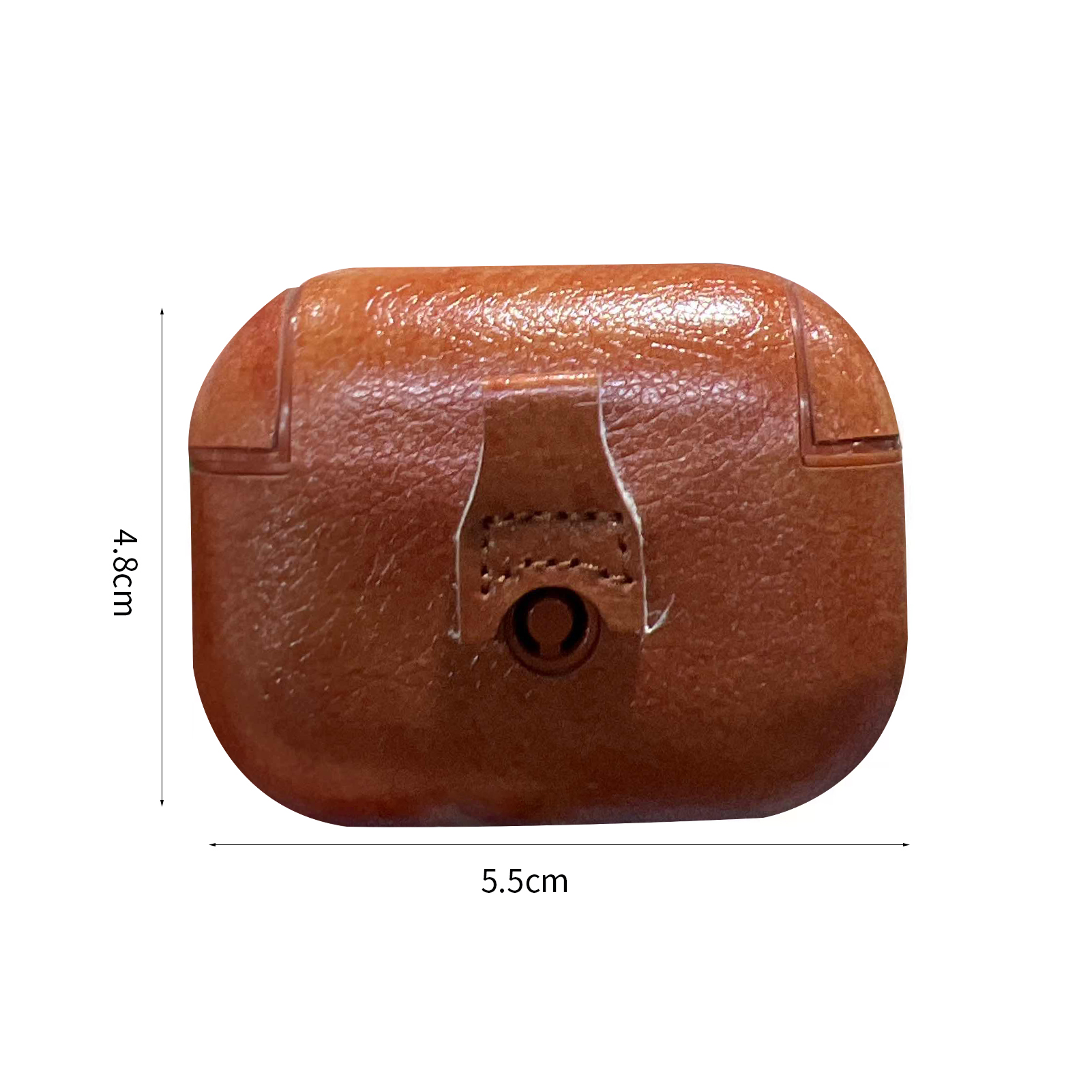 Hitech Protective Case Reserved Holes Faux Leather Bluetooth-compatible Earphone Box Cover with Hanging Hook for Pro 2_voghion.com