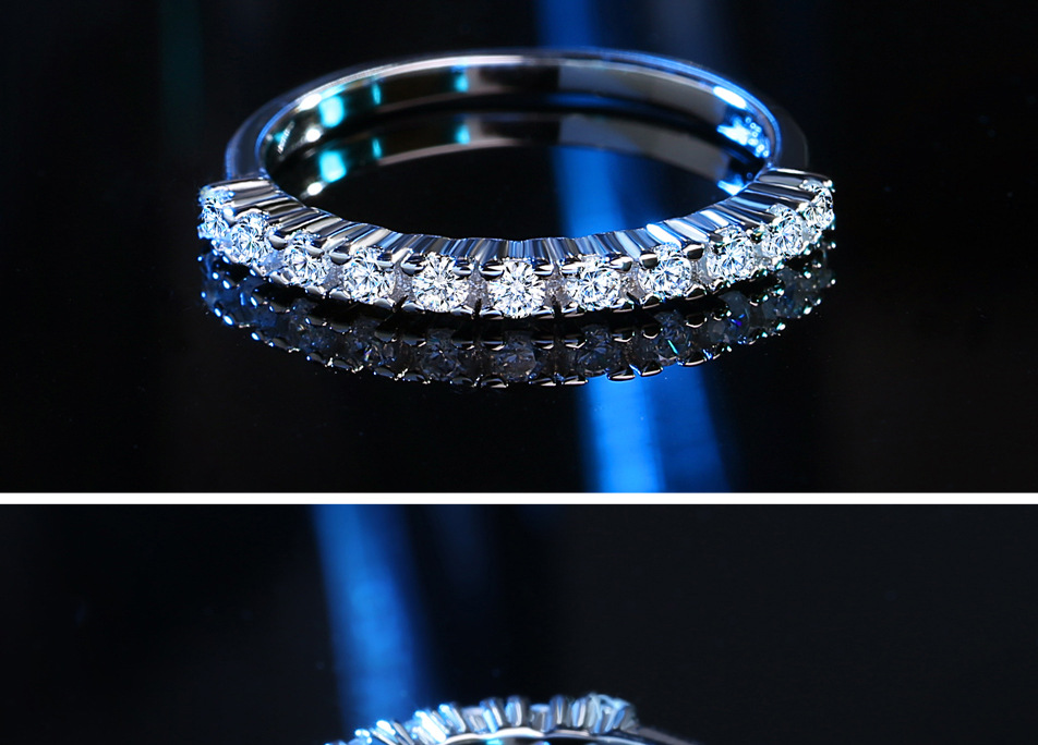 Anello da donna con zirconi intarsiati, fila singola, anelli con diamanti_voghion.com