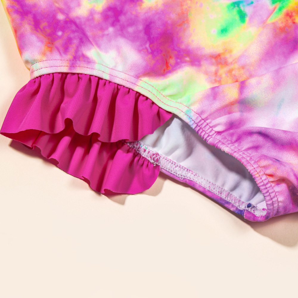 Mutter & Kinder kinder badeanzug Sommer kleines mädchen langarm einteiliges badeanzug nette mädchen sonnencreme heißer frühling kleidung_voghion.com