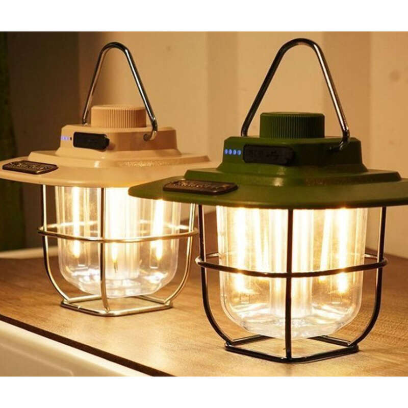 New Outdoor Multi Functional Rechargeable Camping Portable Warm Atmosphere Light Nostalgic Horselight_voghion.com