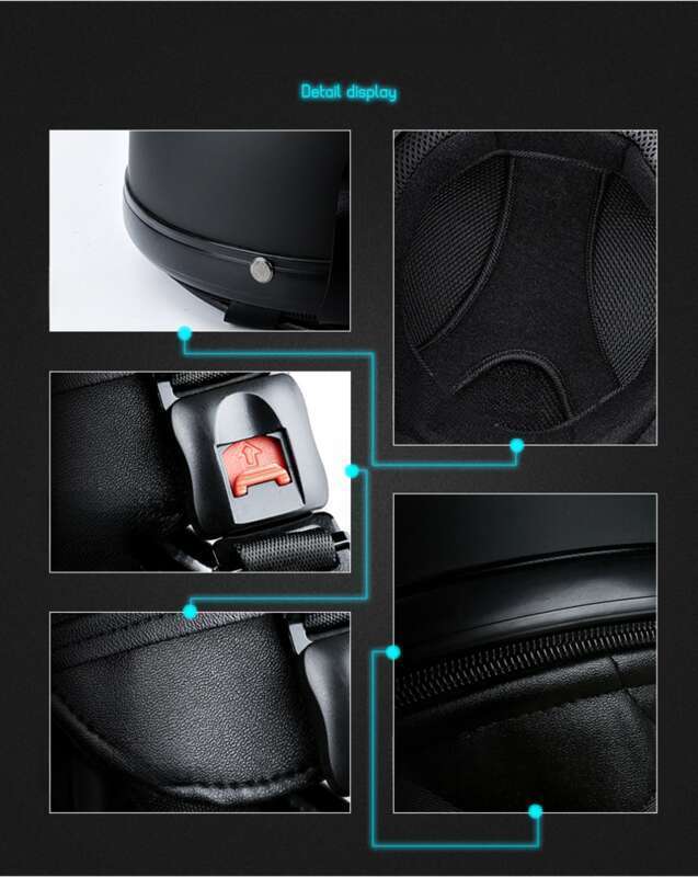 Professional Virtue Damen Herren Elektroauto Sommer Halbhelm Mode Winddicht Spiegel_voghion.com