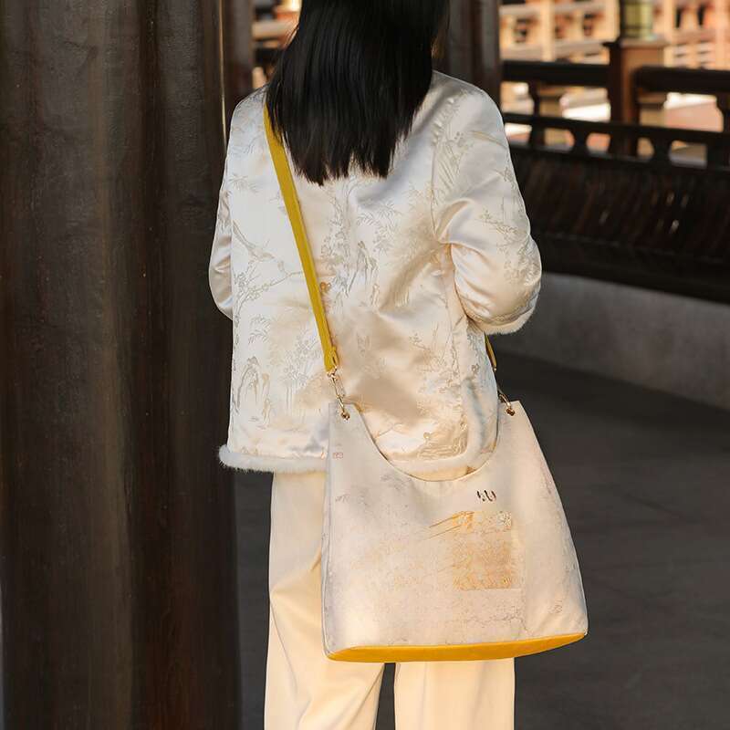 Coin Crescent Women's Shoulder Bag - Stylish Canvas Handbag_voghion.com