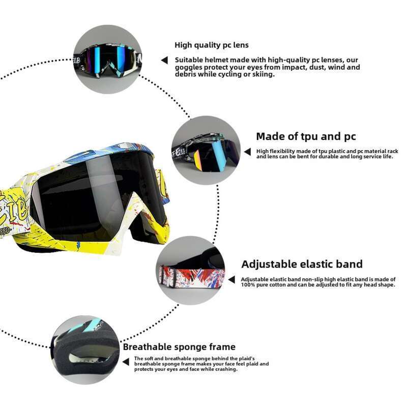 N634 New Riding Motorcycle Off-road Outdoor Sports Skiing Goggles, ATV Windproof Goggles_voghion.com