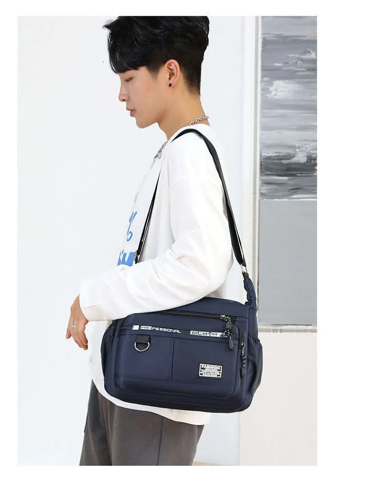 Wasserdichte Crossbody-umhängetasche Für Herren Mit Vielen Fächern_voghion.com