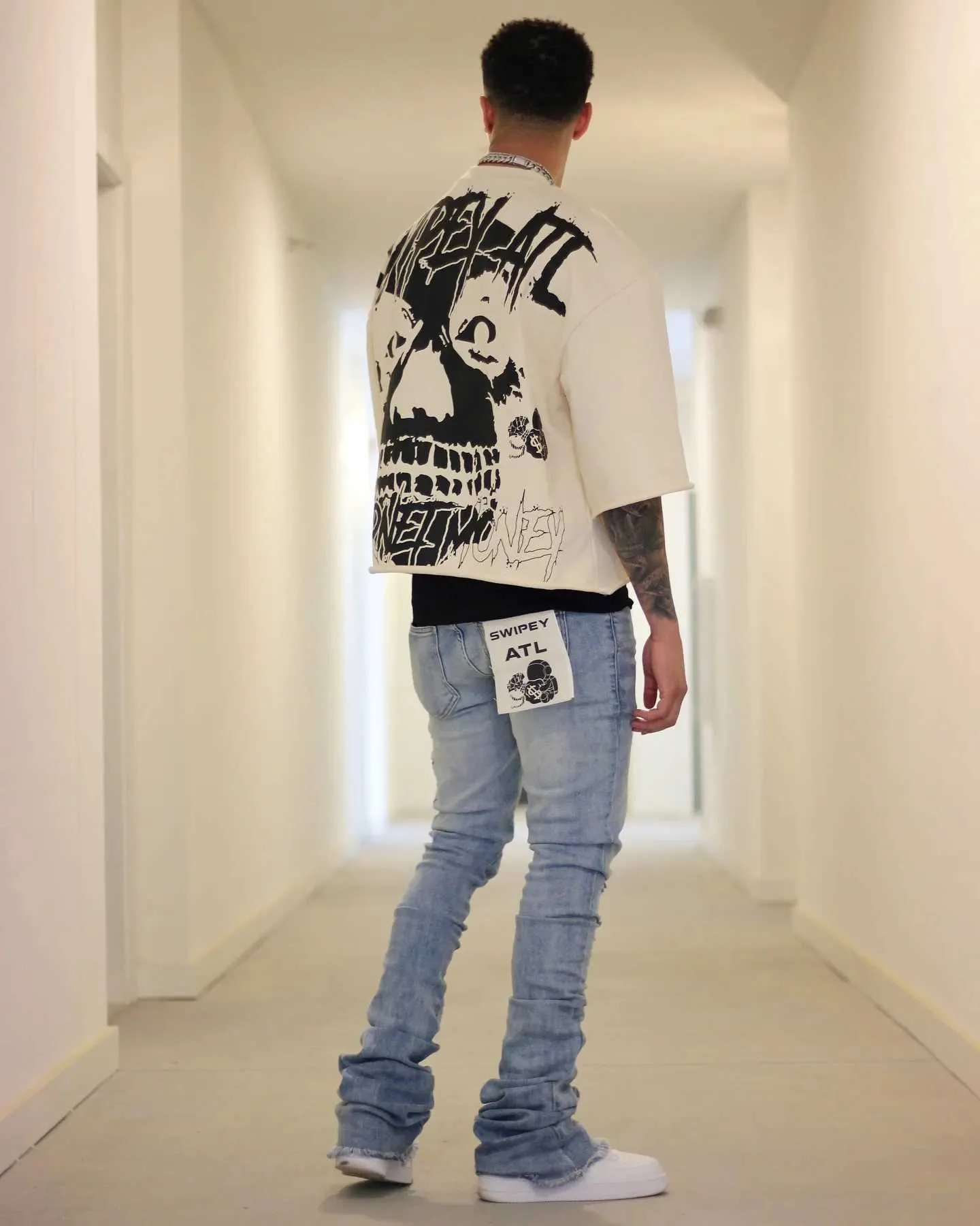 Y2K Vintage Gothic Skull Graphic Print T-särk meestele Ülisuur Vabaaja Puhas Puuvillast Lühikeste Varrukatega T-särk Naistele_voghion.com