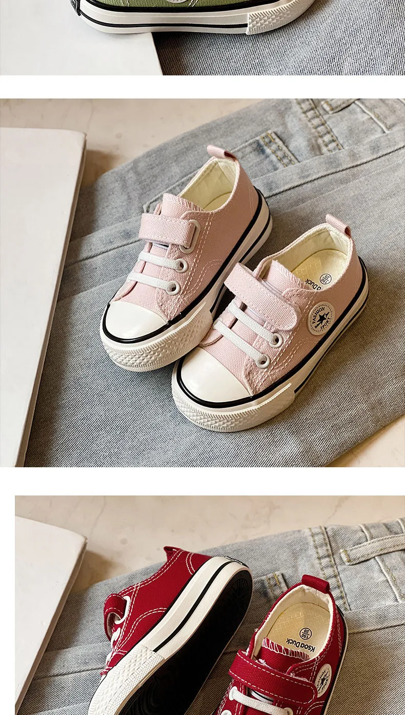 Pantofi sport antiderapanți pentru copii, din pânză, respirabili, casual, pentru băieți și fete, cu șireturi, cu fund moale, pentru curse, mărimi 20 - 37_voghion.com