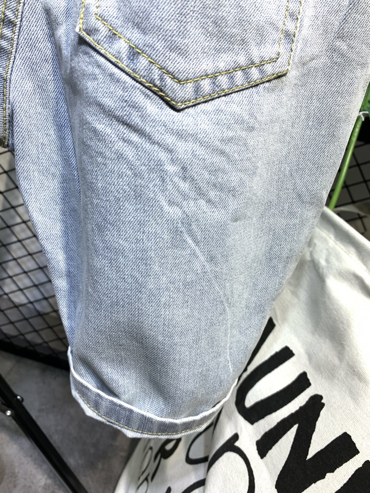 Pantaloni scurți din denim pentru copii Mother&Kids Pantaloni scurți din denim pentru copii cu curea_voghion.com