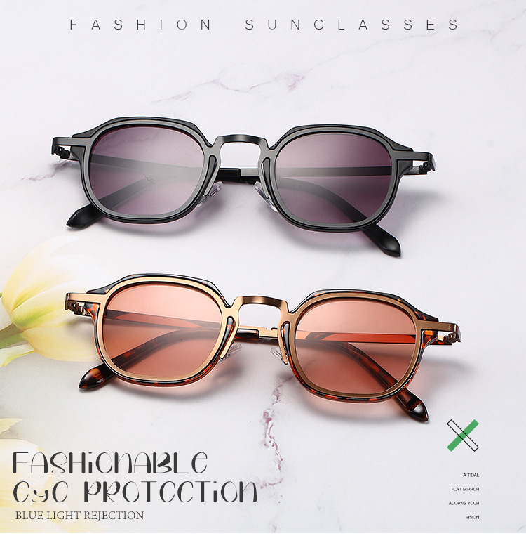 Occhiali da sole da uomo, occhiali da sole retrò con montatura piccola, occhiali da sole alla moda, occhiali da guida, occhiali da sole da uomo, eleganti, anti-ultravioletti_voghion.com