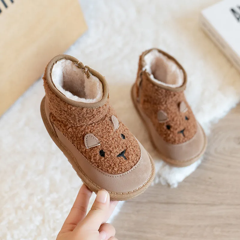 Pantofi de zăpadă pentru sugari, pentru copii, 2025, Ute Artoon, din pluș, groși și călduroși, din umplutură, cizme de iarnă pentru copii, mărimi_voghion.com