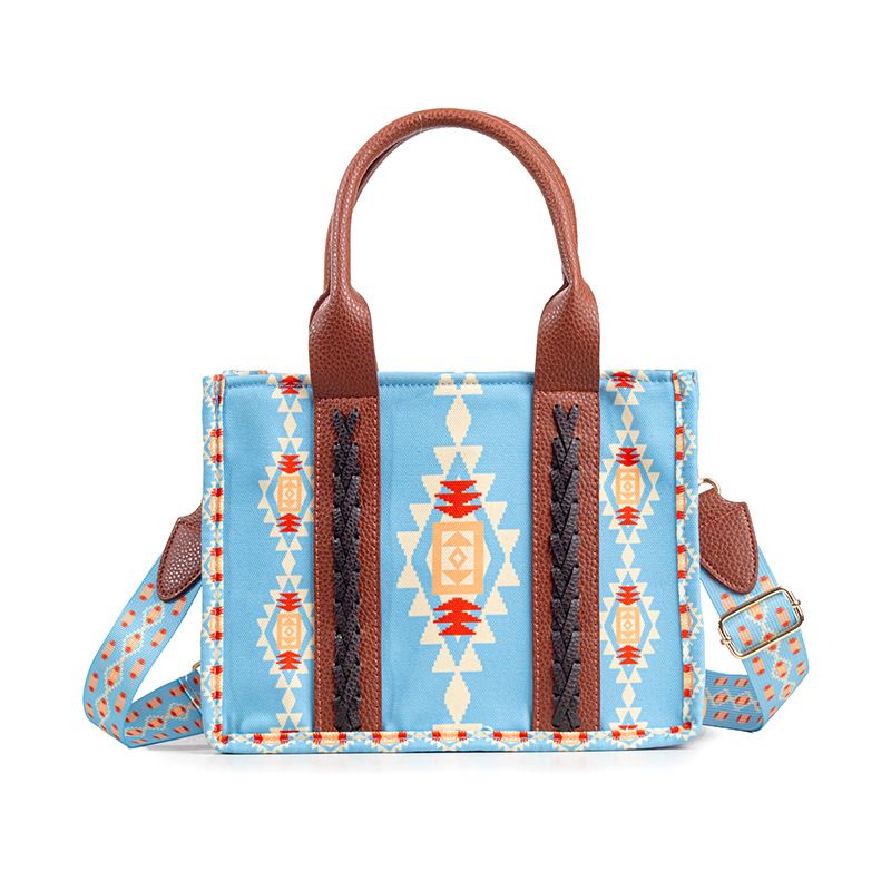 Western Geldbörse Damen Tragetasche Schultertasche Bohemian Aztec Handtasche_voghion.com