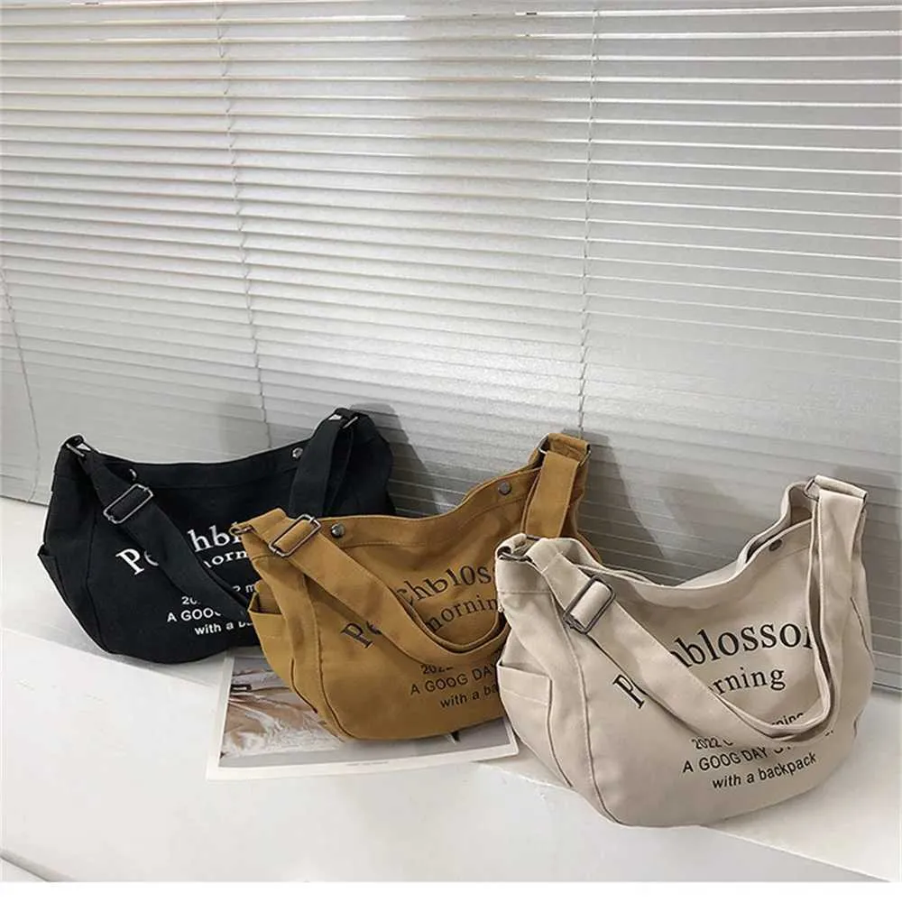 Borsa a tracolla in tela da donna grande shopper messenger bag_voghion.com