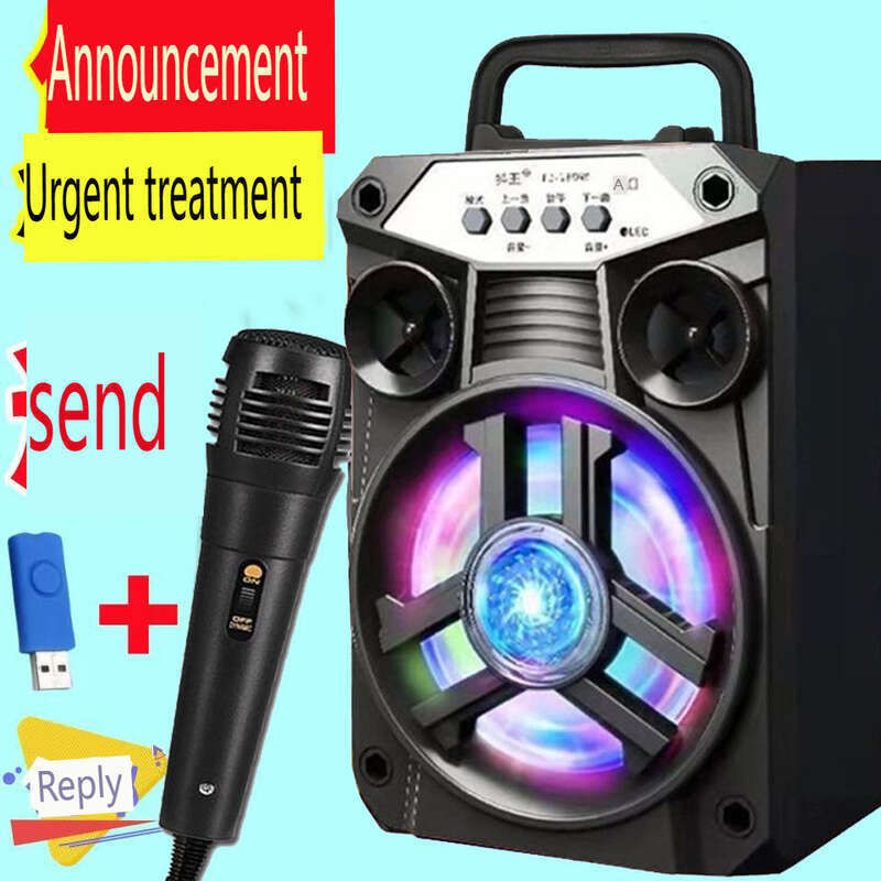 High Sound Quality Bluetooth Large Volume Singing, Subwoofer, Convenient Square Dance Handheld Small_voghion.com