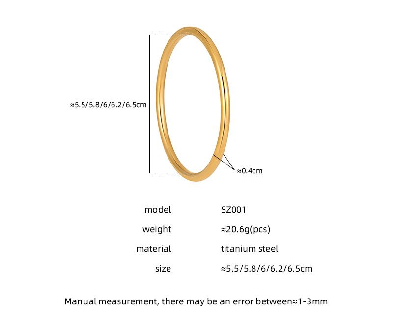 Antico patrimonio Niche Semplice 4mm Solido Liscio Semplice Anello Moda Femminile Personalità Temperamento Braccialetto di Alta Gamma_voghion.com