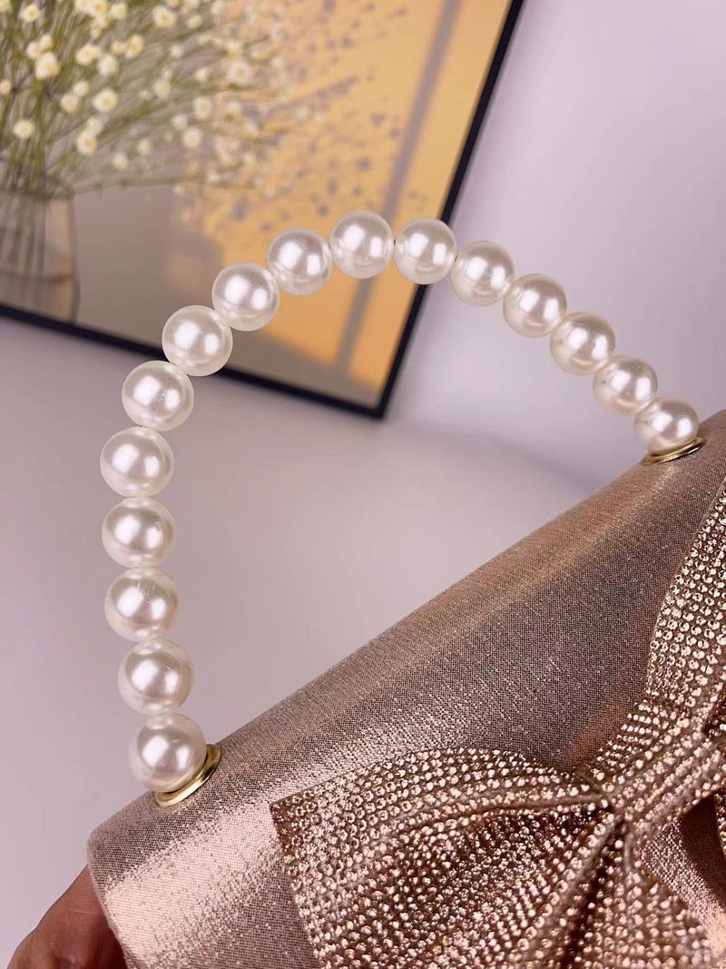 Promi strass bogen kette perle damen handtasche kupplung tasche heißer verkauf neue mode crossbody_voghion.com