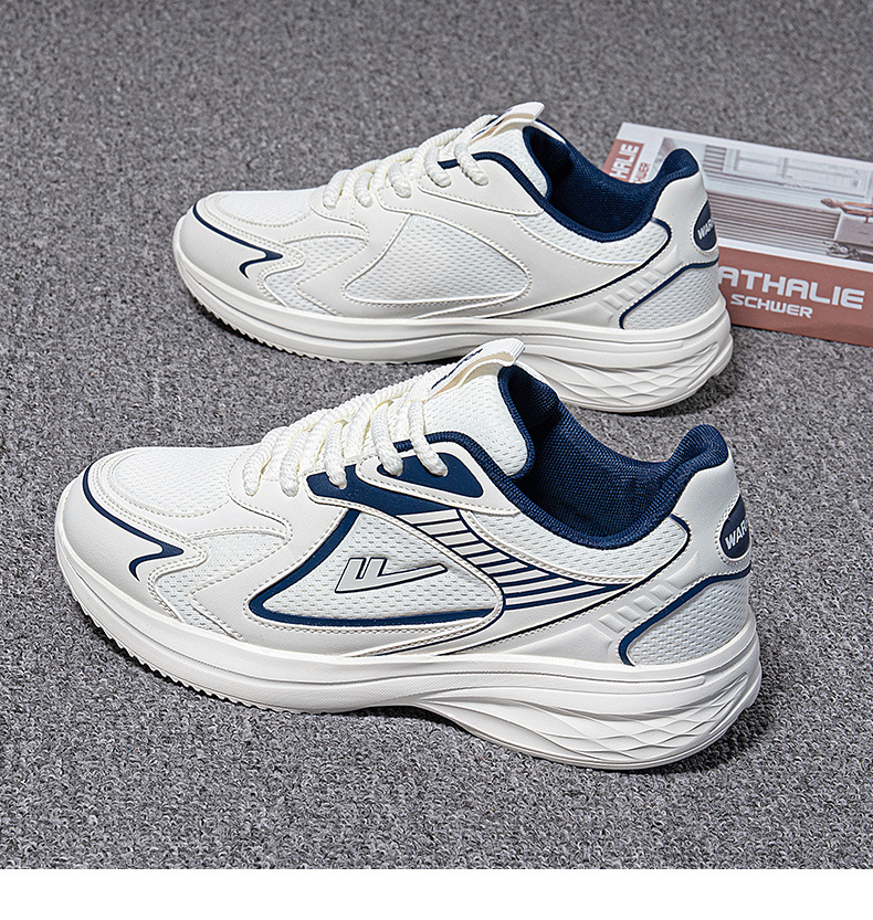 Dad's Instagram Spring and Autumn 2024 New Men's Mesh Black Sports Trendy _voghion.com