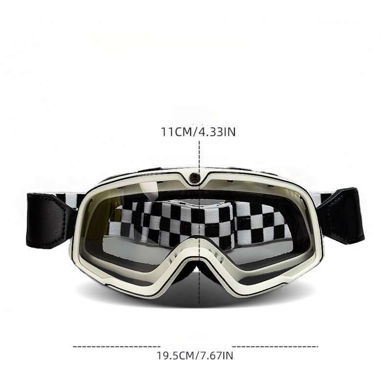 100% Motorcycle Riding Harley Windproof Goggles, 3/4 Helmet_voghion.com
