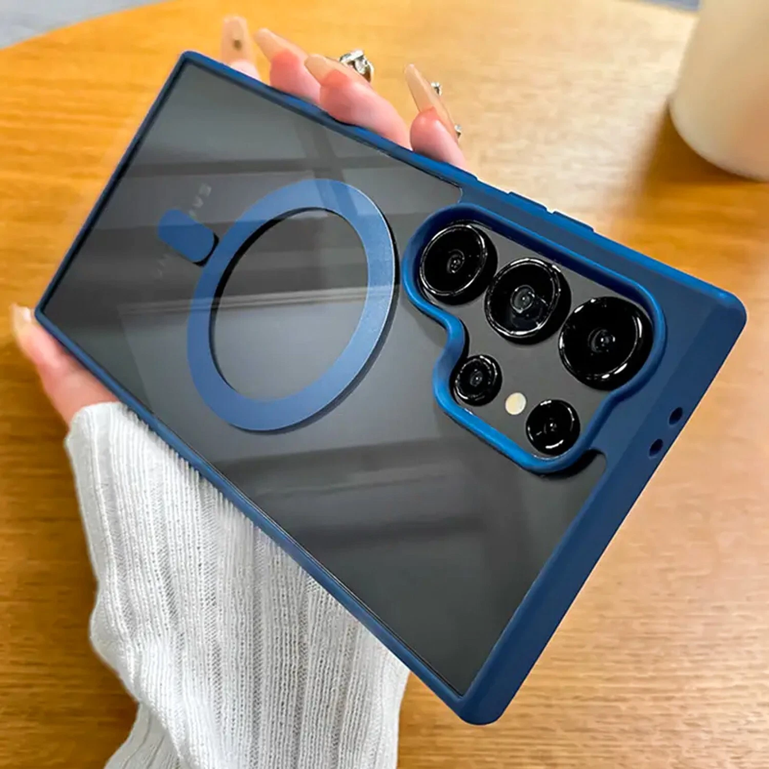 For Samsung Galaxy S25 Ultra S24 S23 S22 Fe Case Shockproof Mag.safe Cover Screen_voghion.com