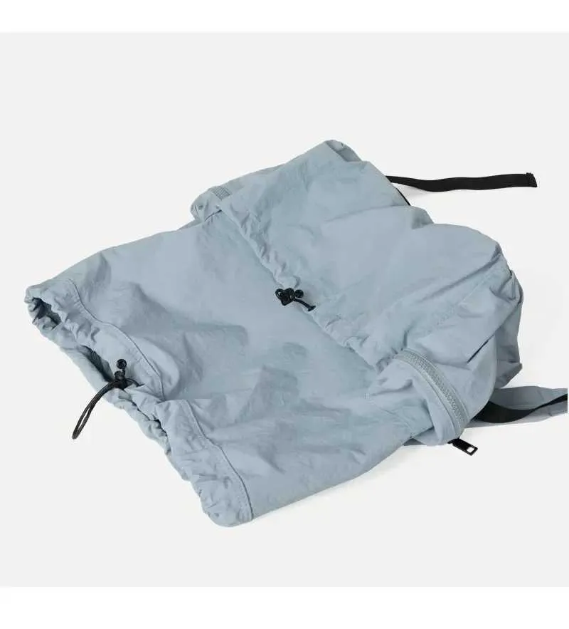 Fashionable Women's Nylon Drawstring Backpack Casual Travel Bag_voghion.com
