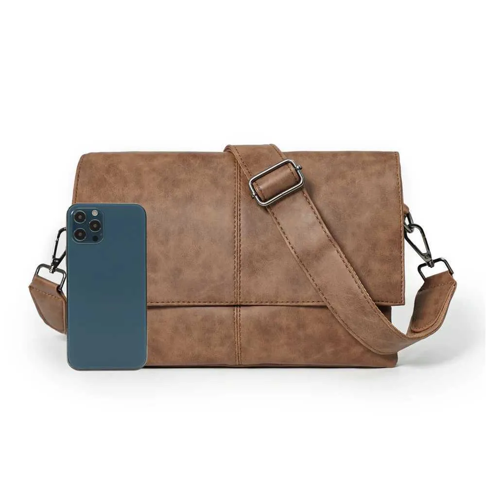Messenger Bag For Men Large Capacity Single Shoulder Business Bag_voghion.com