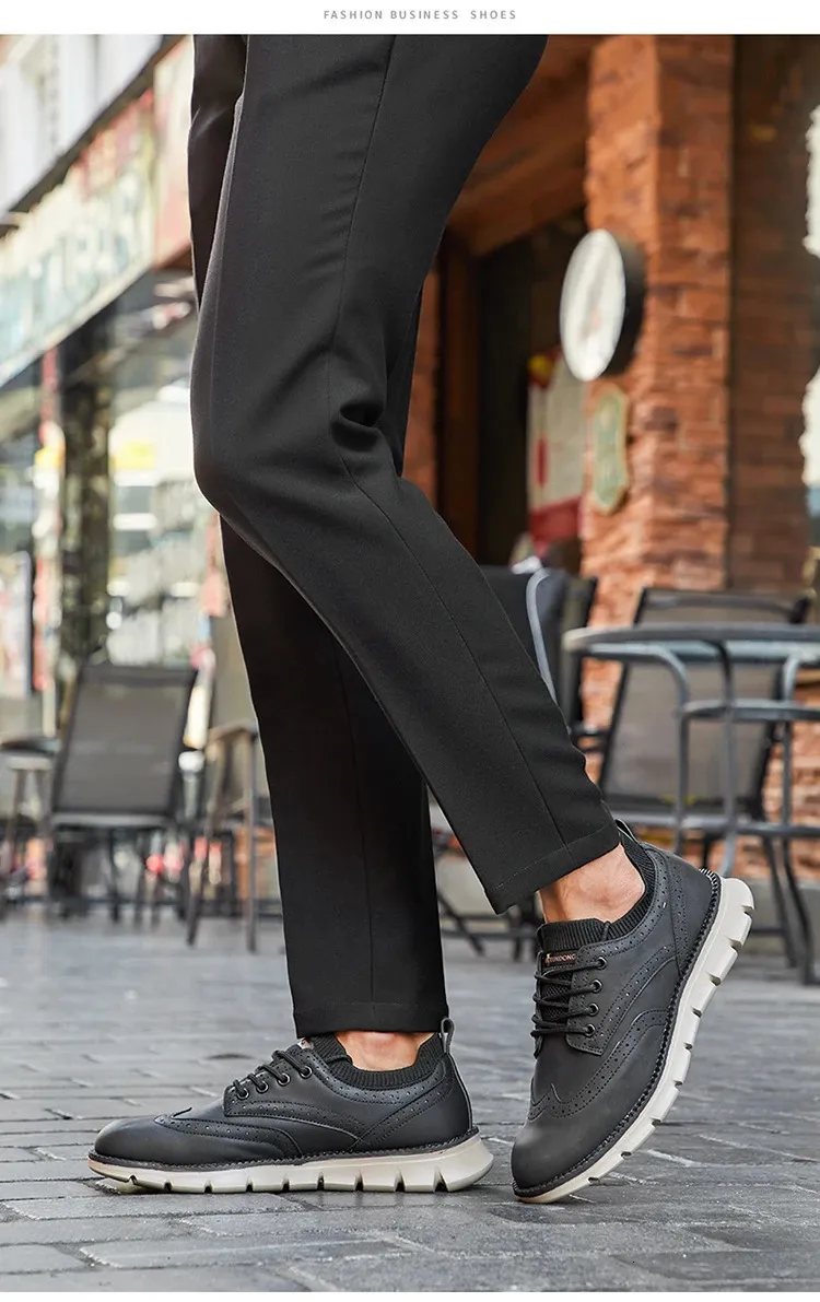 Mocassini oxford in mesh da uomo - scarpe in pelle eleganti_voghion.com