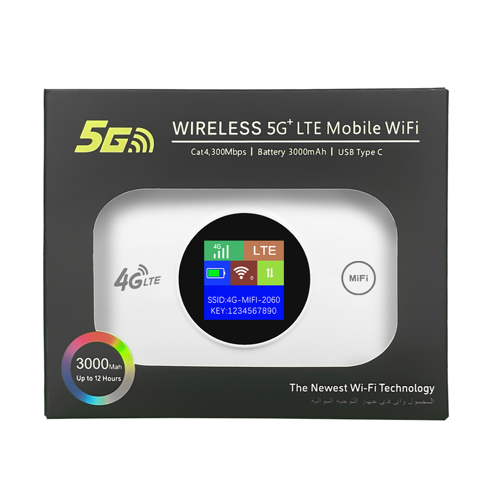 Routeur Wi-Fi portable 4G, MIFI sans fil 5G, routeur LTE, carte SIM insérée