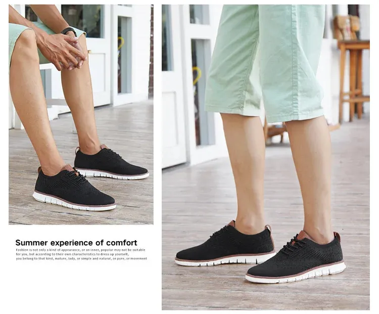 Mocassini oxford in mesh da uomo - scarpe in pelle eleganti_voghion.com