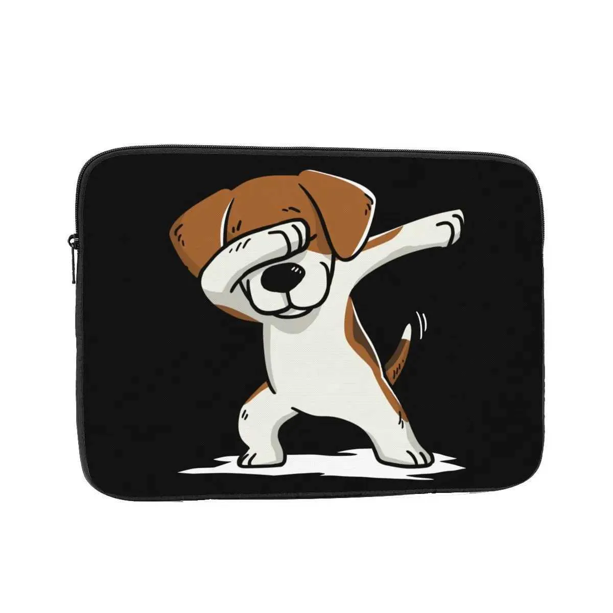 Dabbing Funny Beagle Dog Laptop 10 12 13 15 17 Inch Notebook Bag Sleeve Tablet Shockproof Case Ba241011_voghion.com