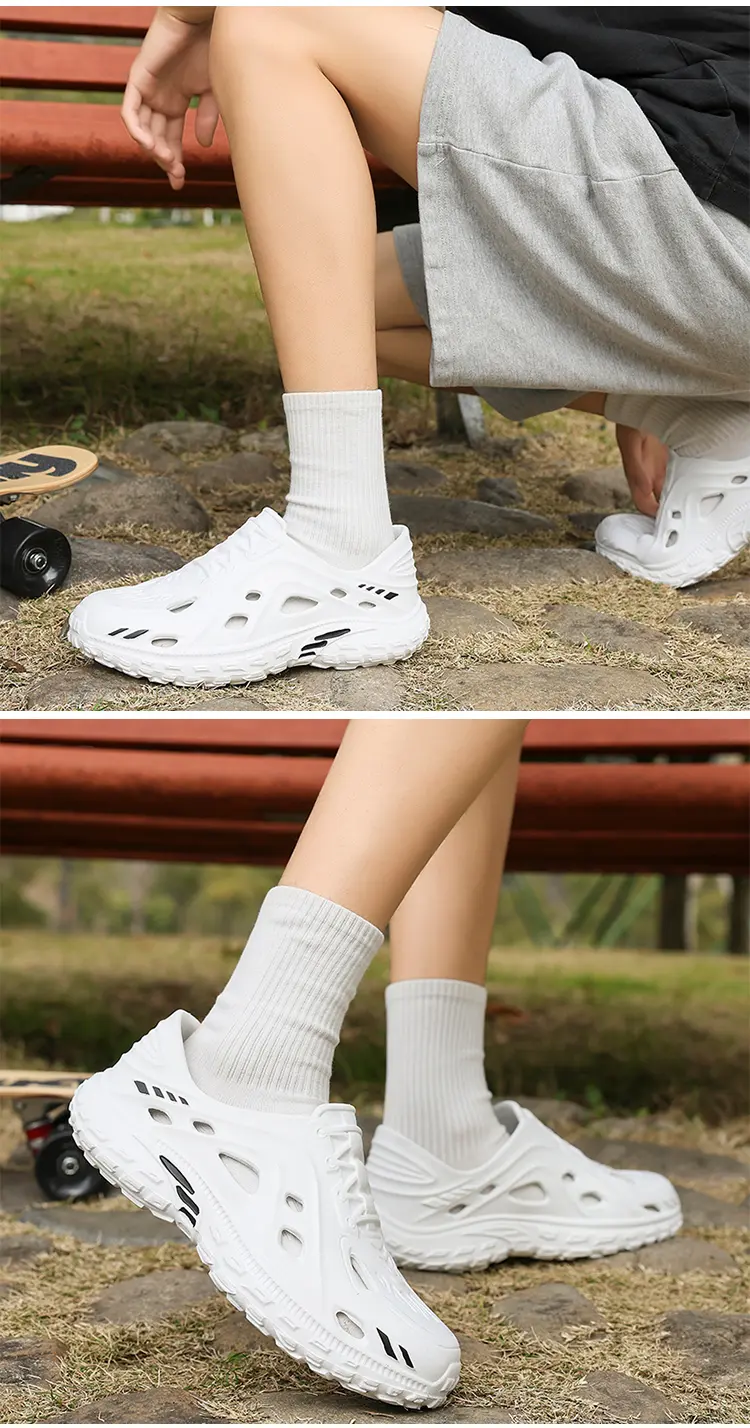 Summer Hole Sandals For Men Lightweight Eva Breathable Slippers_voghion.com