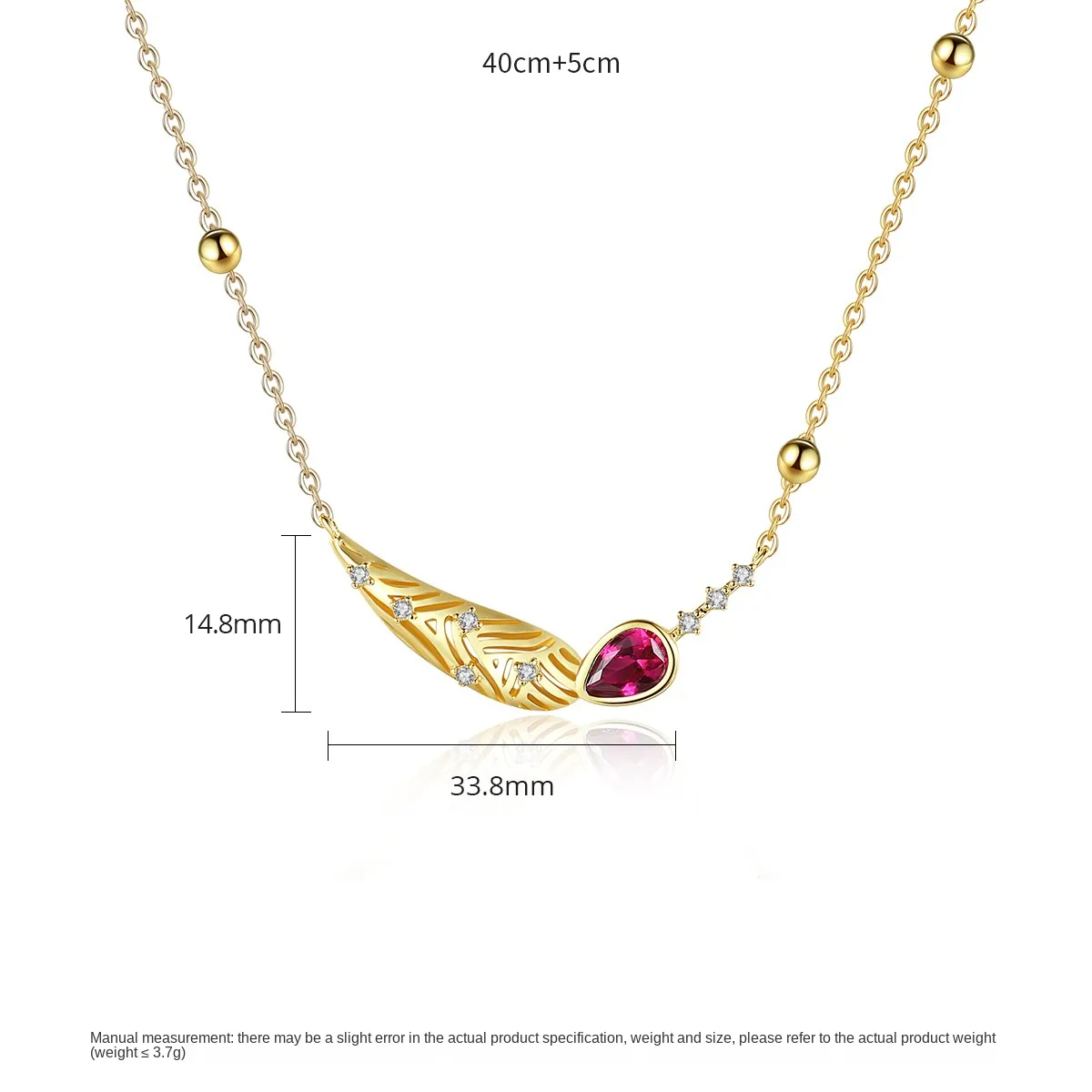 Minimalist Zircon Pendant Necklace Colorful Jewellery For Wedding_voghion.com