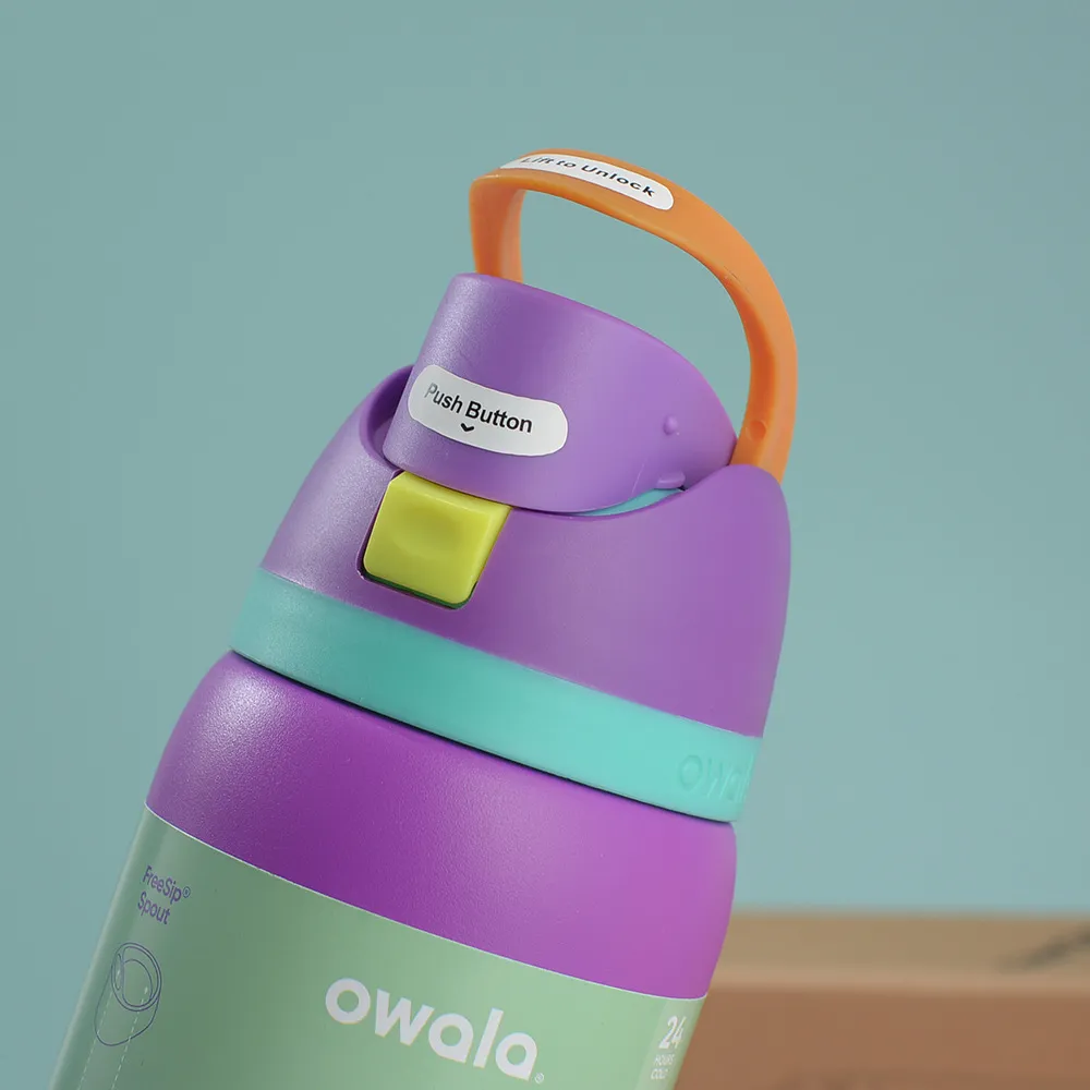 Chaleira esportiva para frutas - 700ml ｜ Canudo e alça ｜ Estética UE_voghion.com