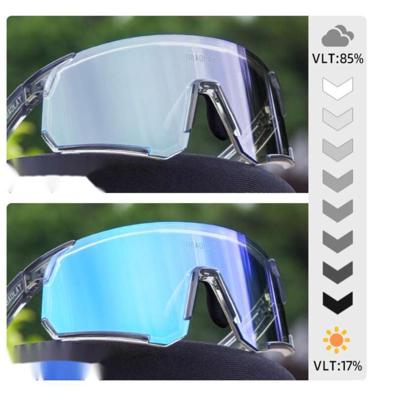 Oubaolai Kleurrijke Kleurveranderende Sportbril Buiten Fietsen Hardlopen Anti Sterk Licht Zonnebrandcrème Mannen En Vrouwen_voghion.com