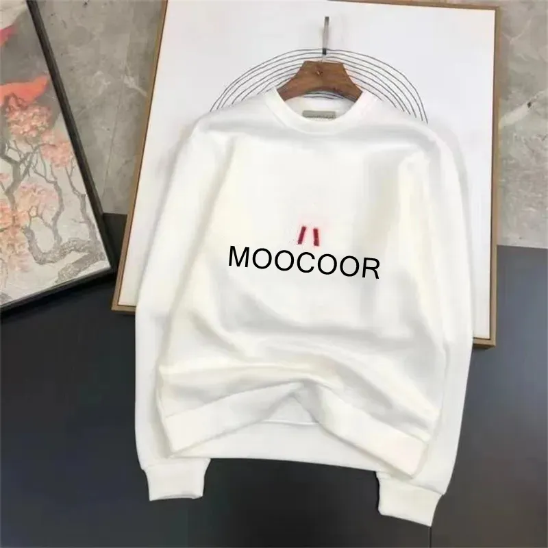 Felpa con cappuccio da uomo, firmata Ins, in puro cotone, di alta qualità, taglia grande, con scollo rotondo ricamato_voghion.com