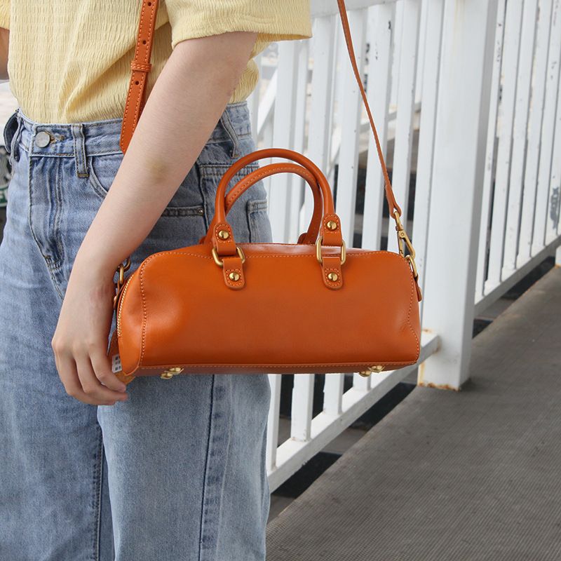 Handtasche Damen Casual Trend Damentasche Umhängetasche Foreign Style Boston Bag_voghion.com