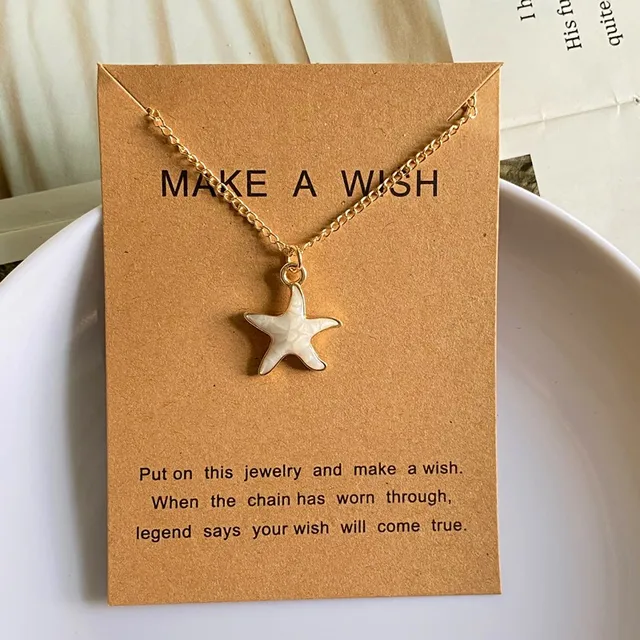 Hot Sales Starfish for Summer Holiday Gift Cute Lovely New Fashion Choker Necklace Wholesale Jewelry_voghion.com