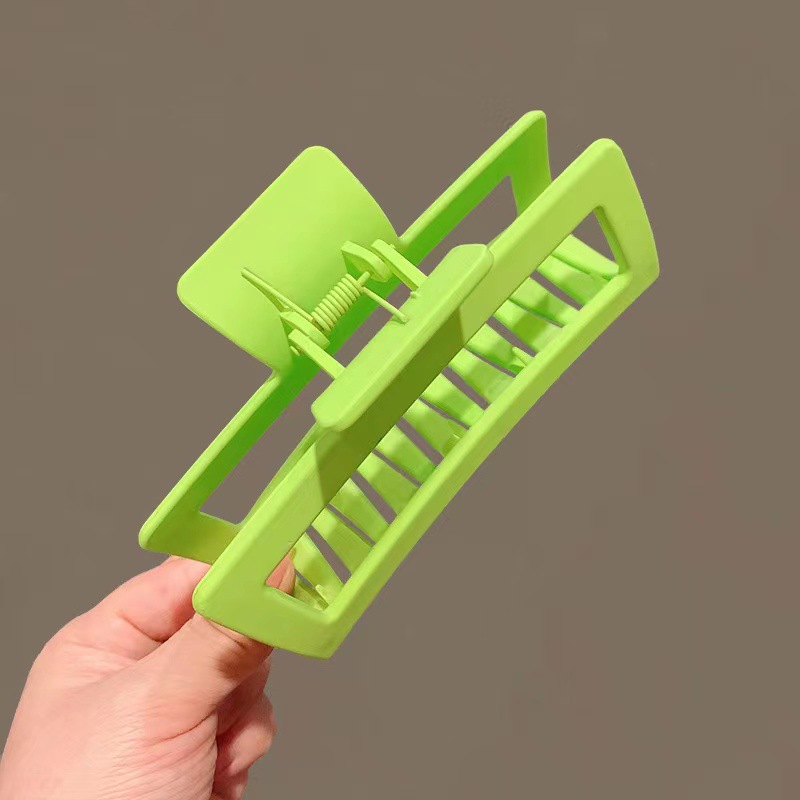 Oversized 13CM square hair clip with a lot of volume hair clip hair clip shark clip solid color back of the head hair accessories wholesale_voghion.com