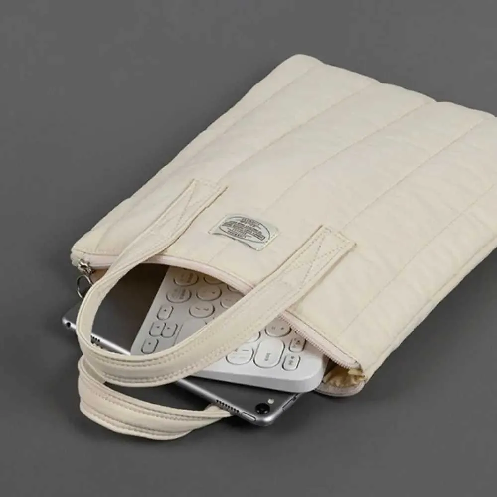 Niedliche Laptop-Handtasche, stoßfest, 11 13 14 15 Zoll, Notebook-Tasche, große Kapazität, atmungsaktiv, für iPad/Buch/Xiaomi/LenovoC24111_voghion.com