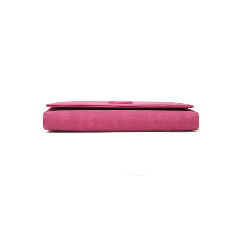 Neu Nylon Stoff Lange Tri-fold Flap Damen Tasche mit Mehreren Kartenfächern, Multifunktionale_voghion.com