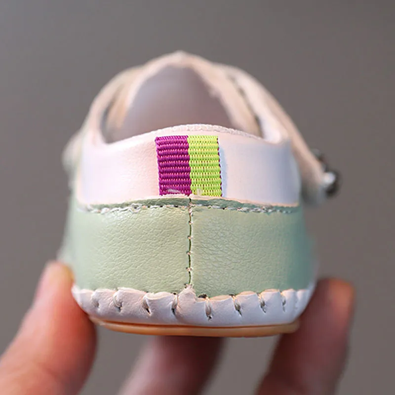 Baby Toddler 2025 Primavera Morbida Pelle Antiscivolo Casual Ballerine Cutefeet Infant Girls Dress Principessa Primi Camminatori Carino wer_voghion.com