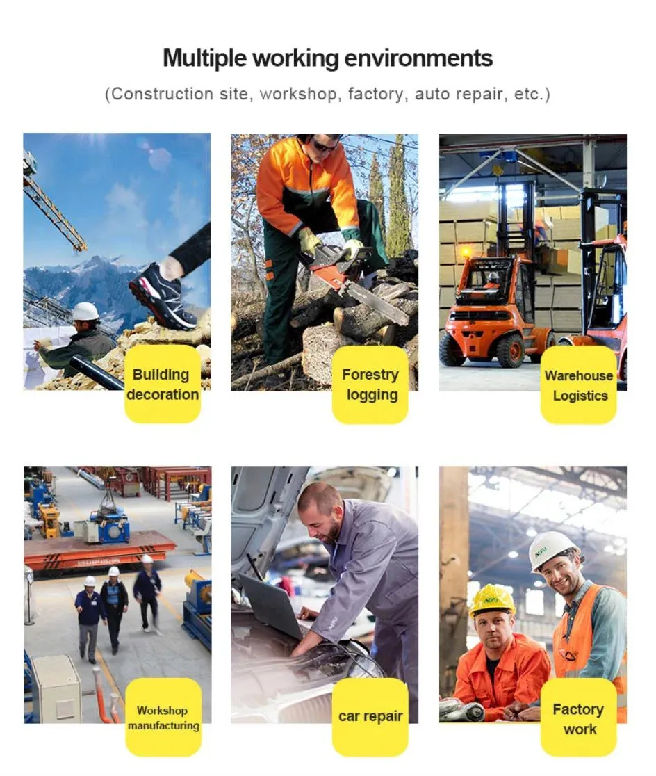 Arbeitssicherheit Stoßfeste Sportschuhe Stahlkappen Herren Arbeitsstiefel 250318_voghion.com