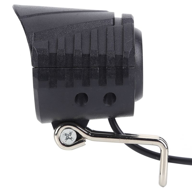 Feu avant LED pour vélo électrique 36/48/60 V avec klaxon 18 W 9 LED pour scooter électrique Phare haute puissance étanche pour vélo électrique_voghion.com