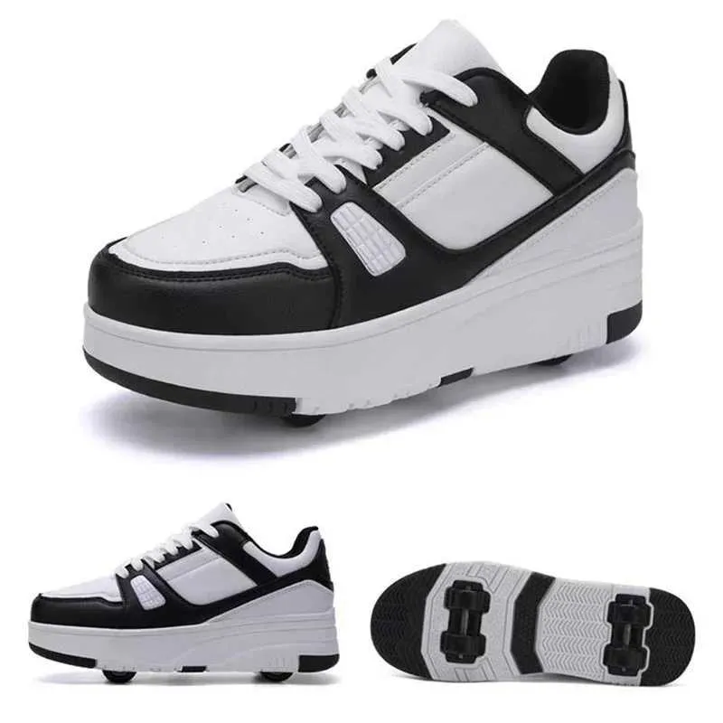 Athletic Outdoor Fashion Roller Skate Shoes Kids Children Casual Sports Toy Gift Games Boys 4 Whls Sneakers Girls Boots_voghion.com