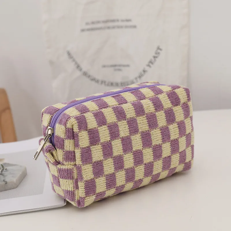 Trousse de maquillage de voyage portable et mignonne pour femmes, trousse de toilette pour filles en voyage_voghion.com