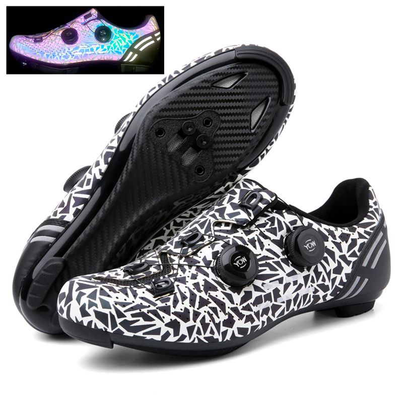 Cost performance Shouus men's road carbon fiber speed sports mountain running bike shoes, non ALD, dating, D343, 47_voghion.com