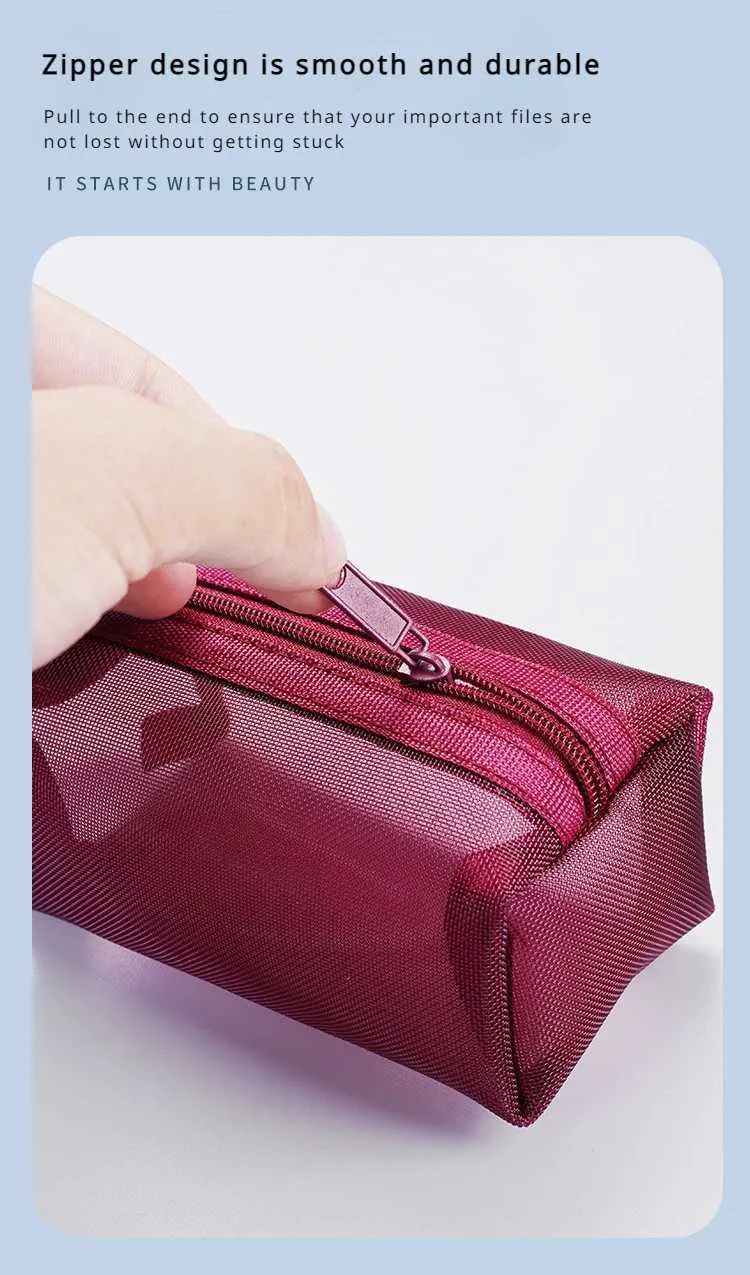 Portefeuille en nylon carré à trois volets rétro de la série noire pour pièces de monnaie, grande capacité, organisateur de clés, de rouges à lèvres, d'écouteurs, de cartes_voghion.com